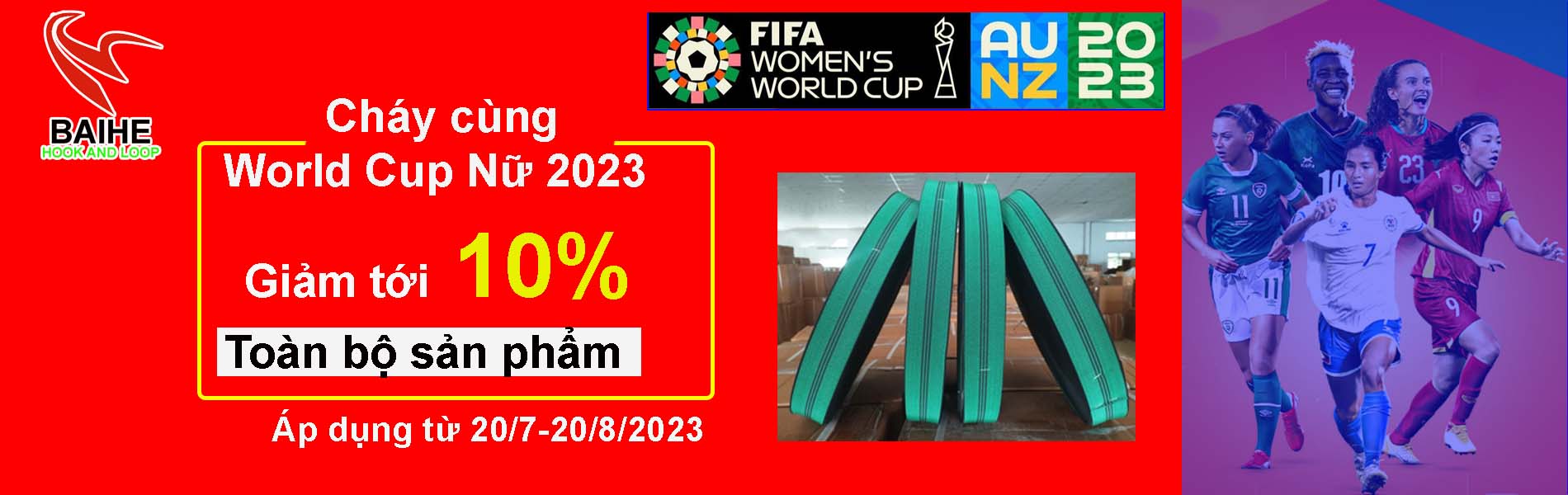 Cháy cùng World Cup nữ 2023